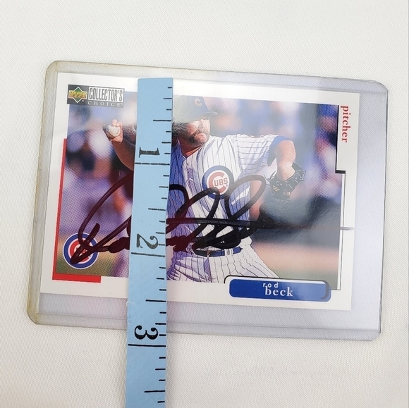 Rod Beck Signed Autographed Baseball Card 1998 Upperdeck #328 - Picture 8 of 8